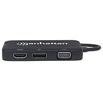 Manhattan USB-C 4-in-1 Audio/Video Converter