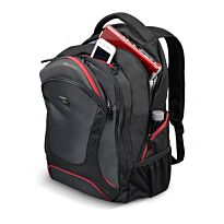 Port Designs COURCHEVEL 17.3' Backpack Case - Black and Red