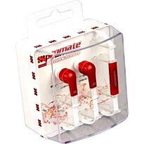 Promate Aurus Universal Hands-free Stereo Earphone Set with Microphone Red