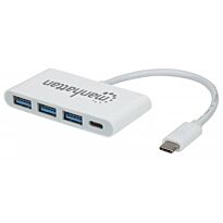 Manhattan 3-Port Type-C USB 3.0 Hub