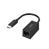HAMA Network Adapter USB-C Plug LAN/Ethernet Socket Gigabit