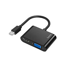 HAMA Video Adapter 2in1 Mini-DP Plug to VGA and HDMI Socket 4K