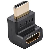 uGreen Version 2 HDMI Male To Female 90 Degree Up Adapter Colour Black