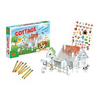 Build and colour - Cottage and The Dog