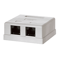 Netix RJ45 double surface mount box