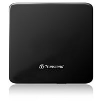 Transcend Extra Slim Portable DVD Writer, USB Powered - Black