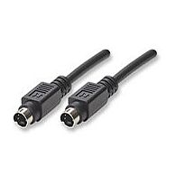 Manhattan S-Video cable 1.8m/6ft , Retail Box, Limited Lifetime Warranty - 336529