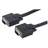 Manhattan SVGA Monitor Cable - HD15 Male / HD15 Male with Ferrite Cores 20 m (65 ft.) Black