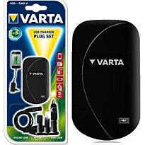 Varta V-Man USB Charger Plug Set-Compatible with all Micro USB
