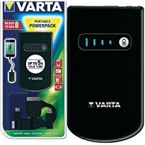 Varta V-Man Power Pack-External battery pack Li-Ion 1800 mAh -Mini-USB cable Micro-USB cable 30-pin Apple Dock cable-Black