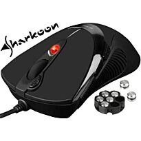 Sharkoon FireGlider r Gaming Laser Mouse-Black inc Weights 118 to 135g