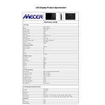 Mecer 43 Inch FHD LED Panel
