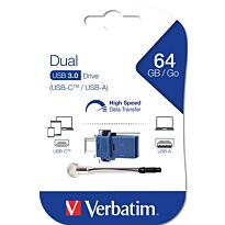 Verbatim 64GB Dual Drive (USB-C/USB-A)