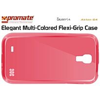 Promate Akton-S4-Elegant Multi-Colored Flexi-Grip Case for Samsung Galaxy S4-Red