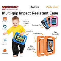 Promate Fellymini Multi-grip shockproof Impact resistant case for iPad Mini-Blue