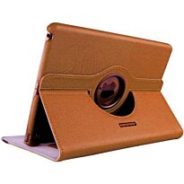 Promate Spino-Air Multi-task Cover with Rotatable Shell Stand for iPad Air-Orange