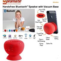 Promate Globo -2 Portable Bluetooth? 3.0 Speaker with suction stand Colour Red