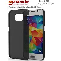 Promate Frost-S6 Premium Ultra-Slim Matte Finish Case - Black