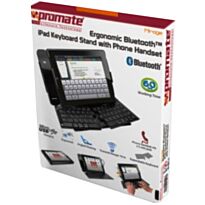 Promate Mirage iPad Ergonomic Bluetooth? Keyboard Stand with Phone Handset