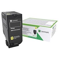 Lexmark 78C5XYE Yellow Extra High Yield Contract Toner Cartridge