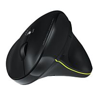 Port Connect Wireless Rechargeable Ergonoc Mouse Bluetooth - Black