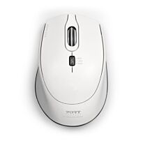 Port Wireless Silent 3600DPI 3 Button USB and Type-C Dongle Mouse - White