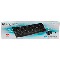 Logitech - MK270 Wireless Keyboard and Mouse Combo Desktop