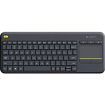 Logitech K400 Plus Touch Wireless Keyboard - Black