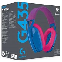 Logitech G435 Lightspeed Wireless Gaming Headset Blue and Raspberry