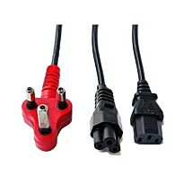 POWER Cable 3m 2 Way (1x IEC Female & 1x Clover)