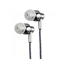 Astrum EB250 Stereo Earphone Electro Painted + In-wire mic Silver