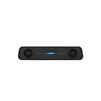 Astrum SM120 USB Sound Bar with Blue Led Light Aux Built-In and Dual Speaker Black