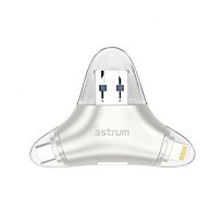 Astrum AA220 3 in 1 E-Disk Multi-Function Card Reader Silver