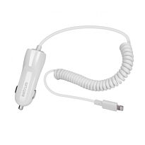 Astrum CC390 Car Charger 8Pin 2.4A 1.5M Mfi Whi