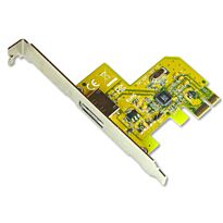 Sunix sata0014 - 1 port external e-SATA PCI-Express Card