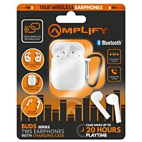 Amplify Buds Series True Wireless Earphones with Silicone Accessories - White