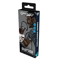 Amplify Sport Challenger Series Earhook Earbuds Black