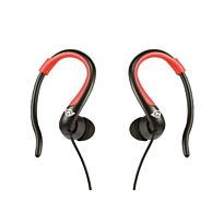 Amplify Sport Rapid series earbuds with pouch - Black and Red