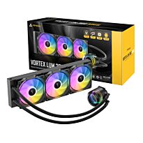 Antec VORTEX LUM 360 ARGB AIO CPU Liquid Cooler - Black