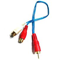 Geeko RCA Y Splitter Audio/Video Cable