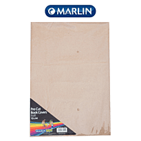 Marlin Kids A4 Precut Book Covers Brown Kraft 