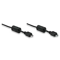 Manhattan Micro USB A male to USB Micro A male 1.8M -Colour:Black