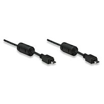 Manhattan Micro USB B male to USB Micro B male 1.8M -Colour:Black