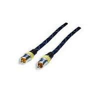 Manhattan Single Cinch RCA to Single Cinch RCA, Audio/Video, Blue, 1.5 m ,-connect HD TVs, projectors and flat-panel displays, PC and audio, Retail Box, Limited Lifetime Warranty