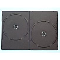 UniQue DVD Library Case - 7mm, Holds 2 x DVD -5 Pack -Black, Retail Box, No Warranty 