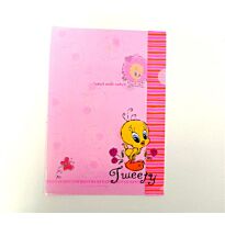 Tweety Presentation Folders L Type ( 4 Mix Design ), Retail Packaging, No Warranty