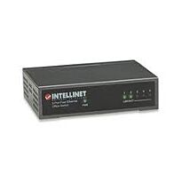 Intellinet 5-Port Fast Ethernet Switch, Metal, Desktop, Retail Box, 1 year Limited Warranty 