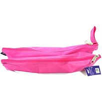 Nexx Fabric 2 Pocket 33cm Pencil Bag-Colour Rose Pink