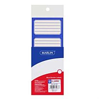 Marlin Blue Border School Labels ( Pack of 60 ), Retail Packaging, No Warranty