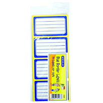 Marlin Colour Border School Labels ( Pack of 24 ), Retail Packaging, No Warranty